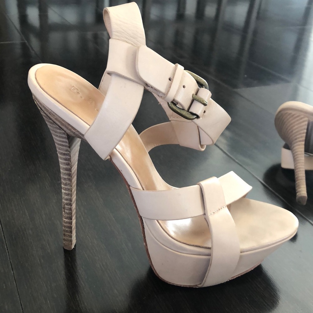 L.A.M.B. Platform Sandals